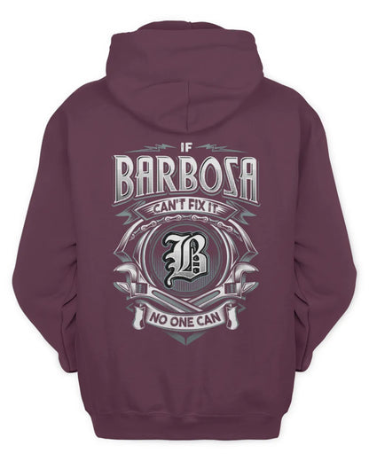 BARBOSA AP81-K4-626 - Personalized Ahmed Quote Apparel “If Ahmed Can't Fix It, No One Can” - Unisex Hoodie - Maroon