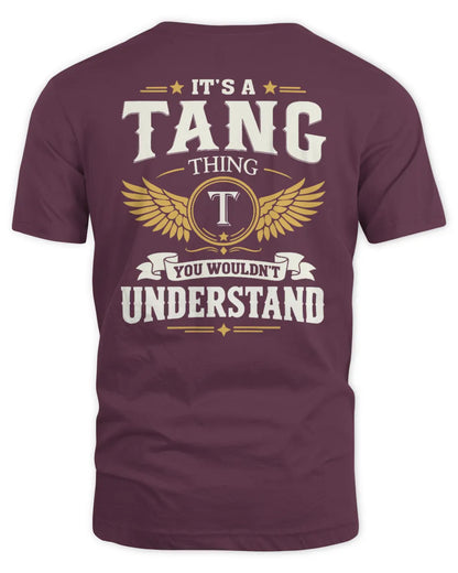 TANG KT06-M008 It’s a [NAME] Thing – You Wouldn’t Understand | Personalized Vintage T-Shirt - Unisex Standard T-Shirt - Maroon