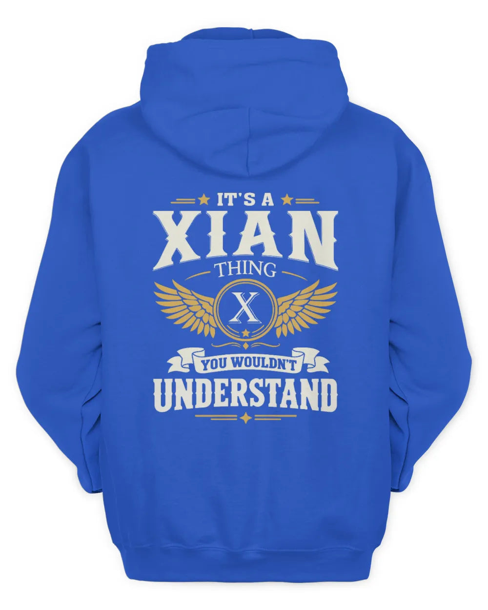XIAN KT06-M008 It’s a [NAME] Thing – You Wouldn’t Understand | Personalized Vintage T-Shirt - Unisex Hoodie - Royal