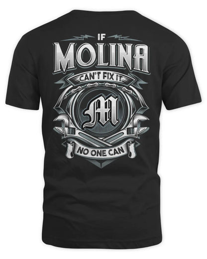 MOLINA AP81-K4-626 - Personalized Ahmed Quote Apparel “If Ahmed Can't Fix It, No One Can” - Unisex Standard T-Shirt - Black