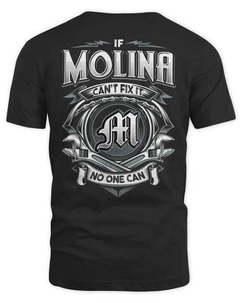 MOLINA AP81-K4-626 - Personalized Ahmed Quote Apparel “If Ahmed Can't Fix It, No One Can” - Unisex Standard T-Shirt - Black