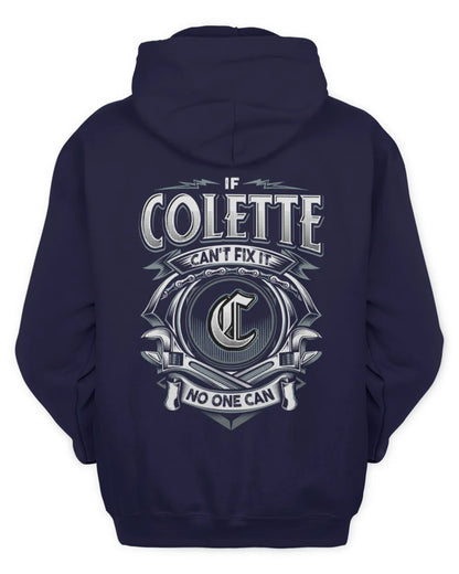 COLETTE AP81-K4-626 - Personalized Ahmed Quote Apparel “If Ahmed Can't Fix It, No One Can” - Unisex Hoodie - Navy