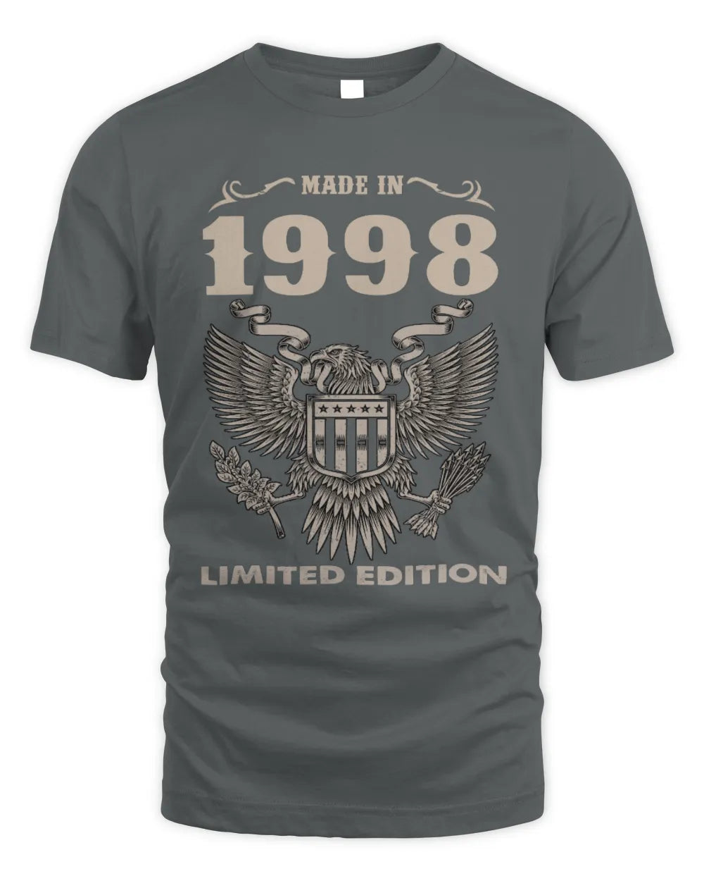 1998 HH89-K2 – Classic Birth Year Limited Edition T-Shirt - Unisex Standard T-Shirt - Charcoal
