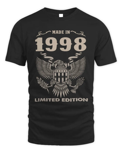 1998 HH89-K2 – Classic Birth Year Limited Edition T-Shirt - Unisex Standard T-Shirt - Black
