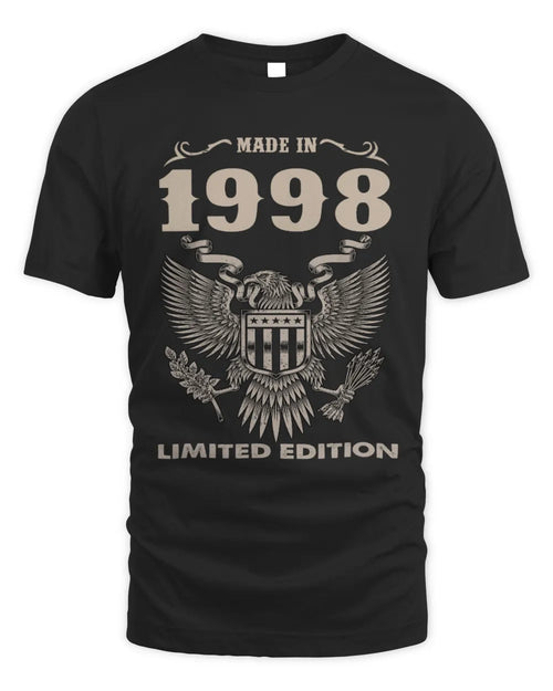 1998 HH89-K2 – Classic Birth Year Limited Edition T-Shirt - Unisex Standard T-Shirt - Black