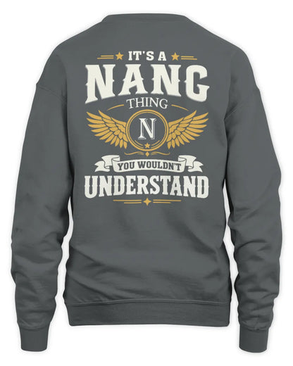 NANG KT06-M008 It’s a [NAME] Thing – You Wouldn’t Understand | Personalized Vintage T-Shirt - Unisex Sweatshirt - Charcoal