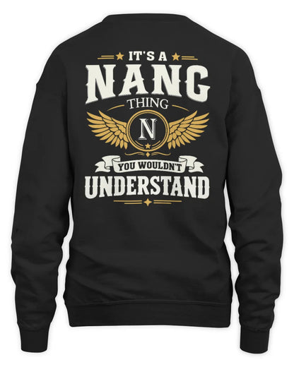 NANG KT06-M008 It’s a [NAME] Thing – You Wouldn’t Understand | Personalized Vintage T-Shirt - Unisex Sweatshirt - Black