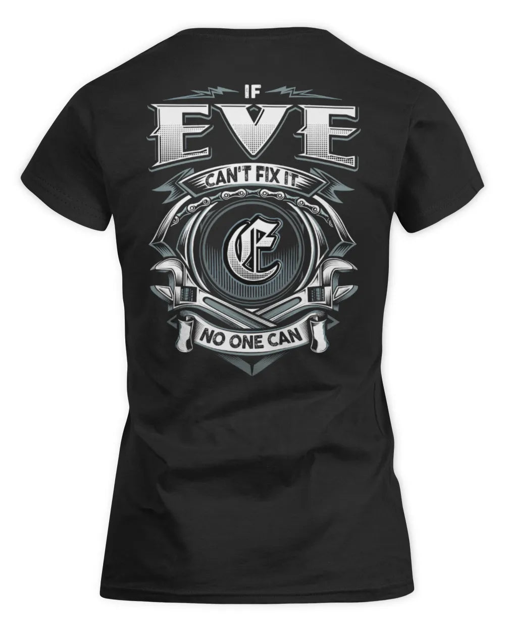 EVE AP81-K4-626 - Personalized Ahmed Quote Apparel “If Ahmed Can't Fix It, No One Can” - Women's Standard T-Shirt - Black