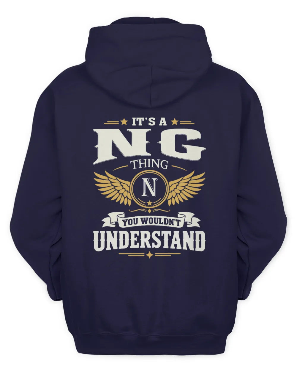 NG KT06-M008 It’s a [NAME] Thing – You Wouldn’t Understand | Personalized Vintage T-Shirt - Unisex Hoodie - Navy