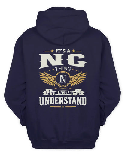 NG KT06-M008 It’s a [NAME] Thing – You Wouldn’t Understand | Personalized Vintage T-Shirt - Unisex Hoodie - Navy