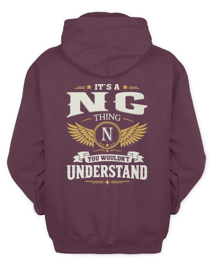 NG KT06-M008 It’s a [NAME] Thing – You Wouldn’t Understand | Personalized Vintage T-Shirt - Unisex Hoodie - Maroon