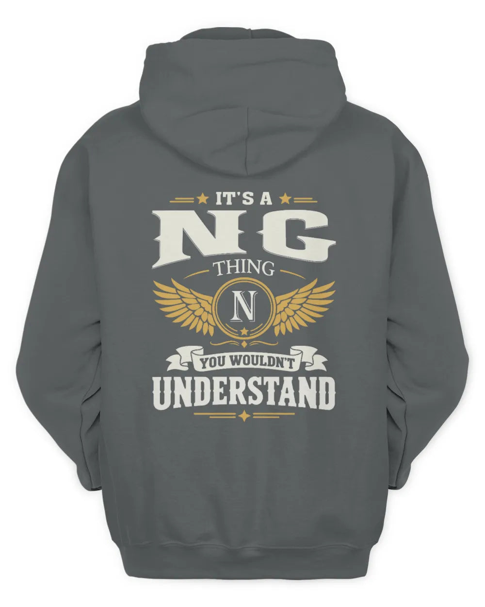 NG KT06-M008 It’s a [NAME] Thing – You Wouldn’t Understand | Personalized Vintage T-Shirt - Unisex Hoodie - Charcoal