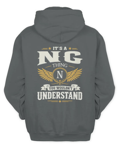 NG KT06-M008 It’s a [NAME] Thing – You Wouldn’t Understand | Personalized Vintage T-Shirt - Unisex Hoodie - Charcoal