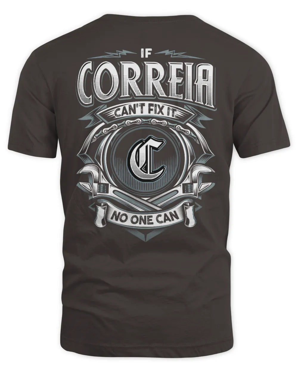 CORREIA AP81-K4-626 - Personalized Ahmed Quote Apparel “If Ahmed Can't Fix It, No One Can” - Unisex Standard T-Shirt - Dark Chocolate