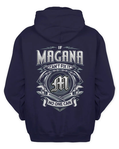 MAGANA AP81-K4-626 - Personalized Ahmed Quote Apparel “If Ahmed Can't Fix It, No One Can” - Unisex Hoodie - Navy