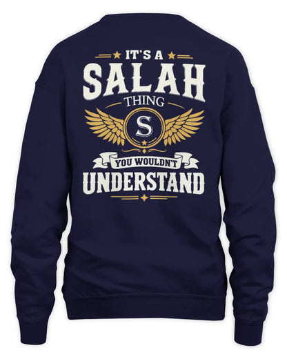 SALAH KT06-M008 It’s a [NAME] Thing – You Wouldn’t Understand | Personalized Vintage T-Shirt - Unisex Sweatshirt - Navy