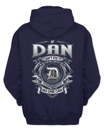 DAN AP81-K4-626 - Personalized Ahmed Quote Apparel “If Ahmed Can't Fix It, No One Can” - Unisex Hoodie - Navy