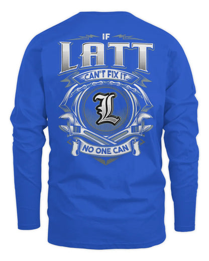 LATT AP81-K4-626 - Personalized Ahmed Quote Apparel “If Ahmed Can't Fix It, No One Can” - Men's Long Sleeved T-Shirt - Royal