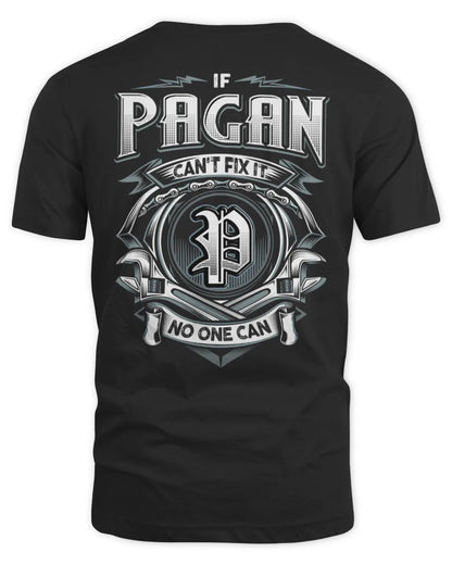 PAGAN AP81-K4-626 - Personalized Ahmed Quote Apparel “If Ahmed Can't Fix It, No One Can” - Unisex Standard T-Shirt - Black