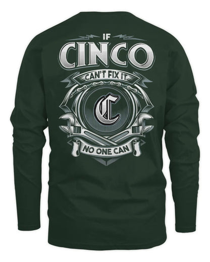 CINCO AP81-K4-626 - Personalized Ahmed Quote Apparel “If Ahmed Can't Fix It, No One Can” - Men's Long Sleeved T-Shirt - Forest Green