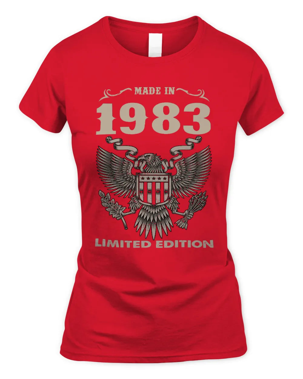 1983 HH89-K2 – Classic Birth Year Limited Edition T-Shirt - Women's Standard T-Shirt - Red