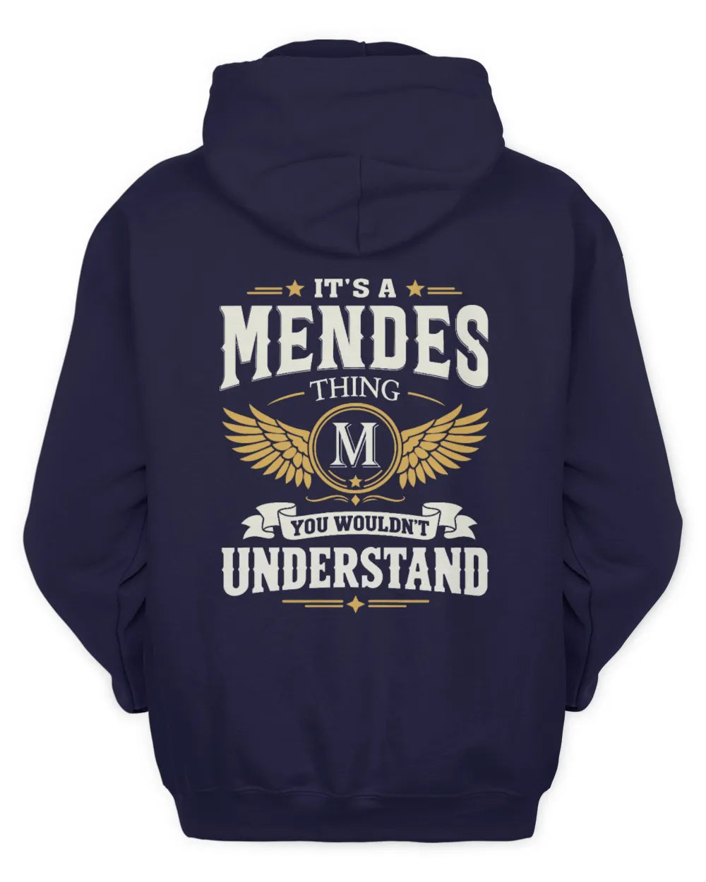MENDES KT06-M008 It’s a [NAME] Thing – You Wouldn’t Understand | Personalized Vintage T-Shirt - Unisex Hoodie - Navy