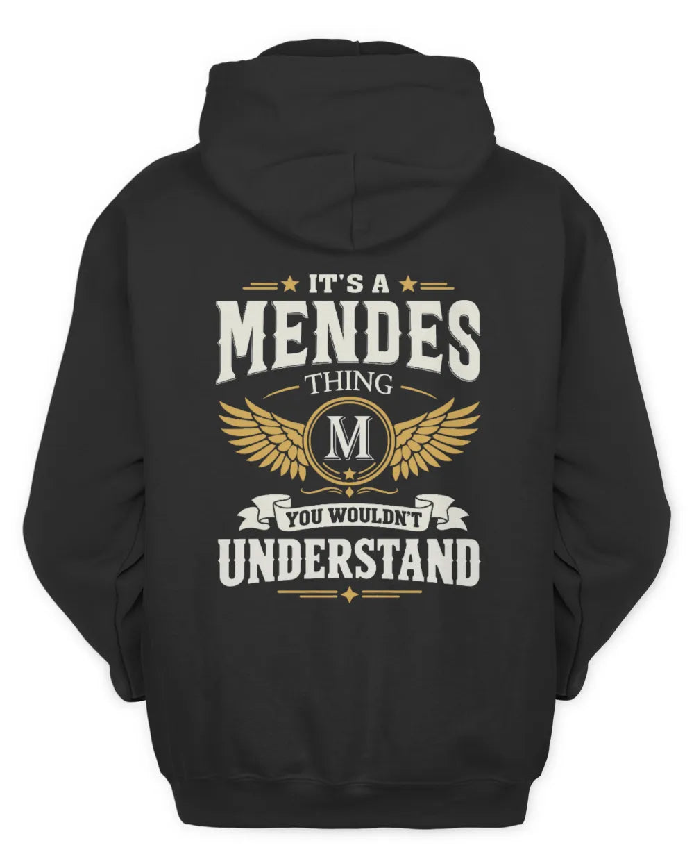 MENDES KT06-M008 It’s a [NAME] Thing – You Wouldn’t Understand | Personalized Vintage T-Shirt - Unisex Hoodie - Black