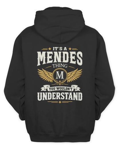 MENDES KT06-M008 It’s a [NAME] Thing – You Wouldn’t Understand | Personalized Vintage T-Shirt - Unisex Hoodie - Black