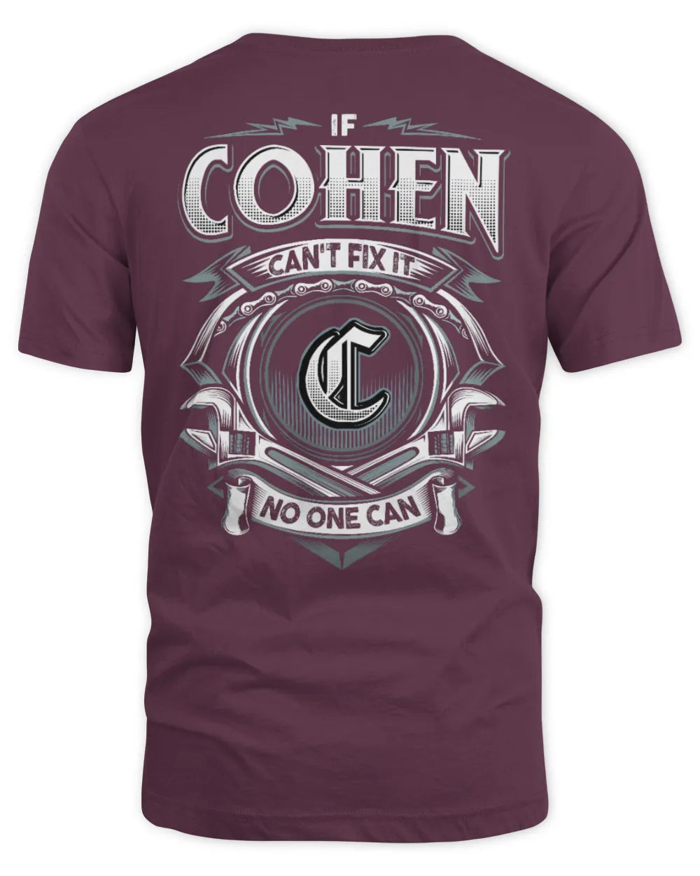 COHEN AP81-K4-626 - Personalized Ahmed Quote Apparel “If Ahmed Can't Fix It, No One Can” - Unisex Standard T-Shirt - Maroon