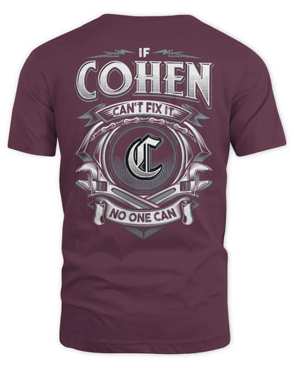COHEN AP81-K4-626 - Personalized Ahmed Quote Apparel “If Ahmed Can't Fix It, No One Can” - Unisex Standard T-Shirt - Maroon