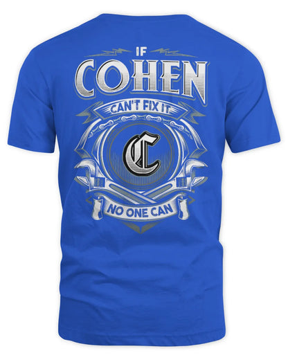 COHEN AP81-K4-626 - Personalized Ahmed Quote Apparel “If Ahmed Can't Fix It, No One Can” - Unisex Standard T-Shirt - Royal
