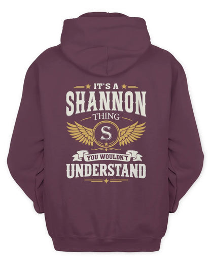 SHANNON KT06-M008 It’s a [NAME] Thing – You Wouldn’t Understand | Personalized Vintage T-Shirt - Unisex Hoodie - Maroon