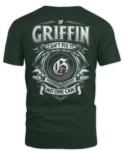 GRIFFIN AP81-K4-626 - Personalized Ahmed Quote Apparel “If Ahmed Can't Fix It, No One Can” - Unisex Standard T-Shirt - Forest Green