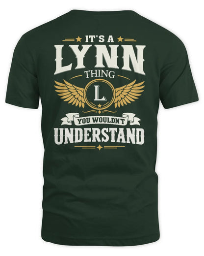 LYNN KT06-M008 It’s a [NAME] Thing – You Wouldn’t Understand | Personalized Vintage T-Shirt - Unisex Standard T-Shirt - Forest Green