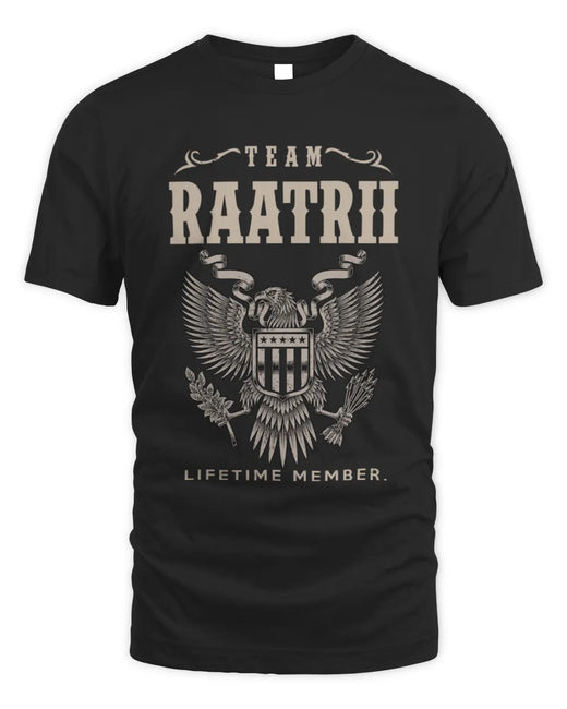 RAATRII TP06-K82 – Personalized Classic Style Apparel “Team NAME Lifetime Member”