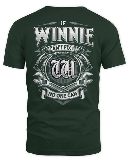 WINNIE AP81-K4-626 - Personalized Ahmed Quote Apparel “If Ahmed Can't Fix It, No One Can” - Unisex Standard T-Shirt - Forest Green