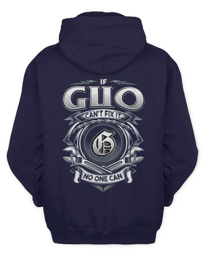 GUO AP81-K4-626 - Personalized Ahmed Quote Apparel “If Ahmed Can't Fix It, No One Can” - Unisex Hoodie - Navy