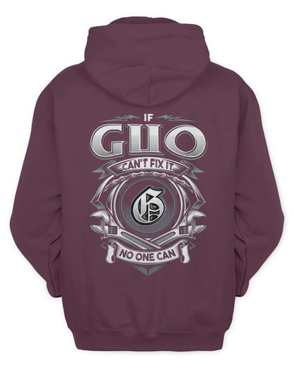 GUO AP81-K4-626 - Personalized Ahmed Quote Apparel “If Ahmed Can't Fix It, No One Can” - Unisex Hoodie - Maroon