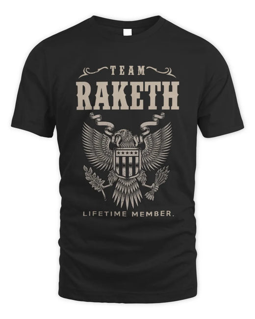 RAKETH TP06-K82 – Personalized Classic Style Apparel “Team NAME Lifetime Member”