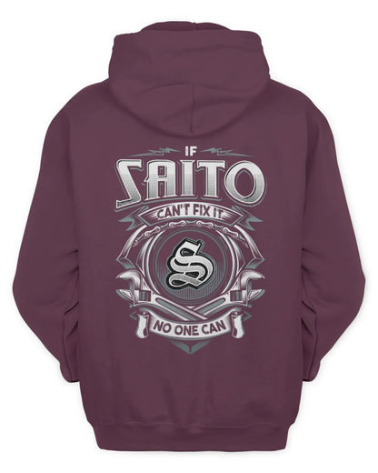 SAITO AP81-K4-626 - Personalized Ahmed Quote Apparel “If Ahmed Can't Fix It, No One Can” - Unisex Hoodie - Maroon