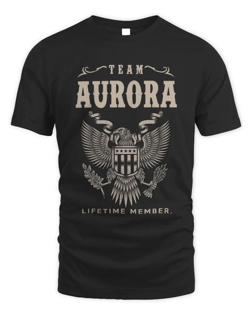 AURORA TP06-K82 – Personalized Classic Style Apparel “Team NAME Lifetime Member”