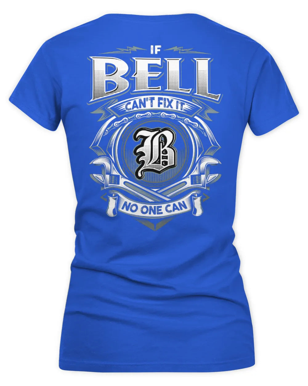 BELL AP81-K4-626 - Personalized Ahmed Quote Apparel “If Ahmed Can't Fix It, No One Can” - Women's V-Neck T-Shirt - Royal