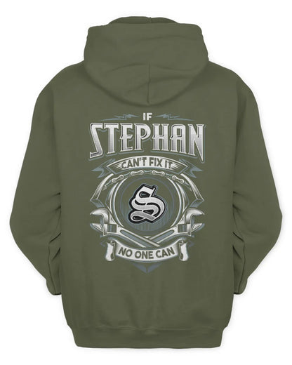 STEPHAN AP81-K4-626 - Personalized Ahmed Quote Apparel “If Ahmed Can't Fix It, No One Can” - Unisex Hoodie - Military Green