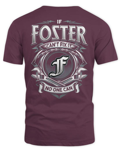 FOSTER AP81-K4-626 - Personalized Ahmed Quote Apparel “If Ahmed Can't Fix It, No One Can” - Unisex Standard T-Shirt - Maroon