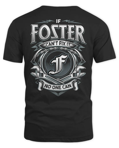 FOSTER AP81-K4-626 - Personalized Ahmed Quote Apparel “If Ahmed Can't Fix It, No One Can” - Unisex Standard T-Shirt - Black