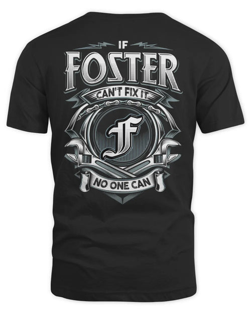FOSTER AP81-K4-626 - Personalized Ahmed Quote Apparel “If Ahmed Can't Fix It, No One Can” - Unisex Standard T-Shirt - Black