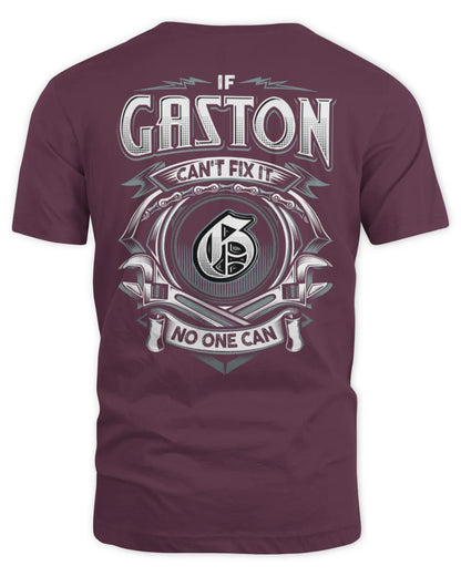 GASTON AP81-K4-626 - Personalized Ahmed Quote Apparel “If Ahmed Can't Fix It, No One Can” - Unisex Standard T-Shirt - Maroon