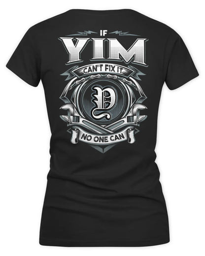 YIM AP81-K4-626 - Personalized Ahmed Quote Apparel “If Ahmed Can't Fix It, No One Can” - Women's V-Neck T-Shirt - Black