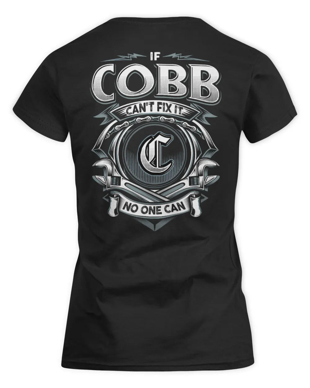 COBB AP81-K4-626 - Personalized Ahmed Quote Apparel “If Ahmed Can't Fix It, No One Can” - Women's Standard T-Shirt - Black