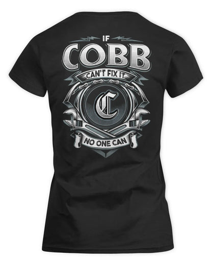 COBB AP81-K4-626 - Personalized Ahmed Quote Apparel “If Ahmed Can't Fix It, No One Can” - Women's Standard T-Shirt - Black